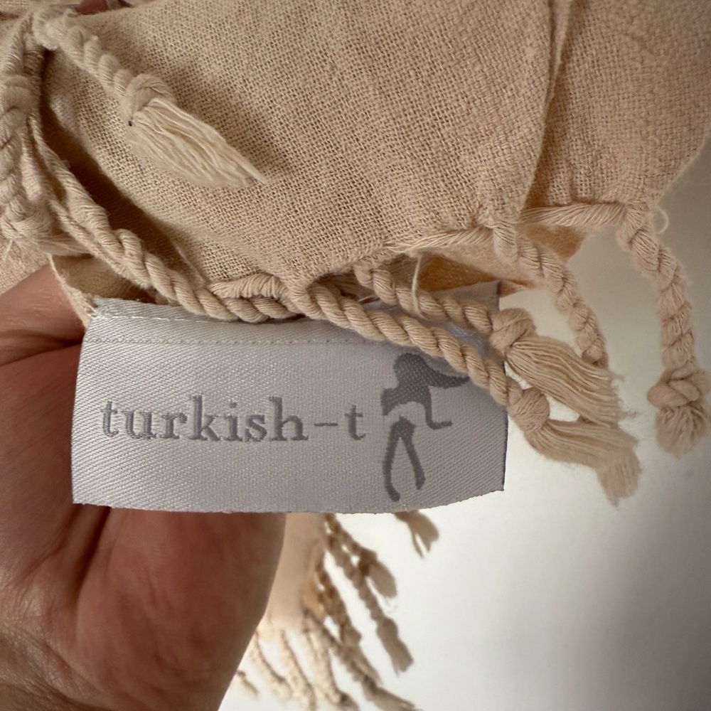 Turkish T Fringe Tie Dye 100% Cotton CoverUp - Picture 5 of 6